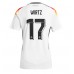 Maillot de foot Allemagne Florian Wirtz #17 Domicile vêtements Europe 2024 Manches Courtes
